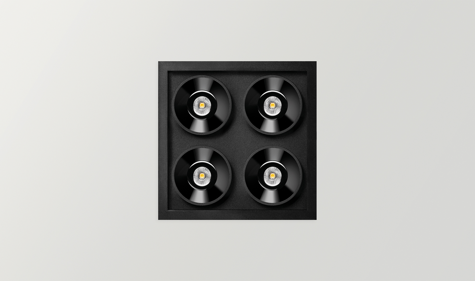 Black Foster Recessed 2×2 is incorporated into the collection